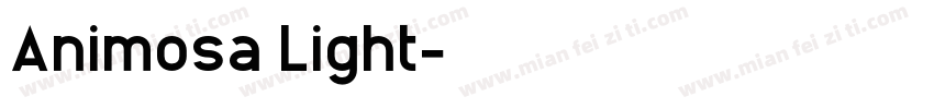 Animosa Light字体转换